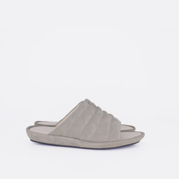 695 gray velor 01 - Lilu shoes