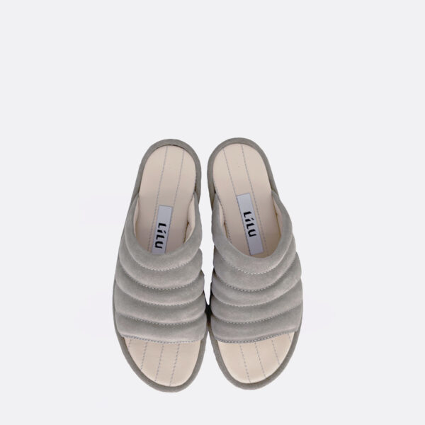 695 gray velor 05 - Lilu shoes