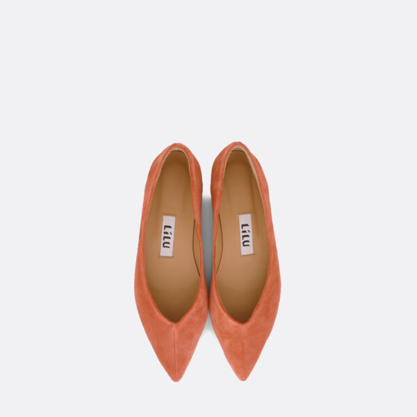 704a Orange velor 04 - Lilu shoes
