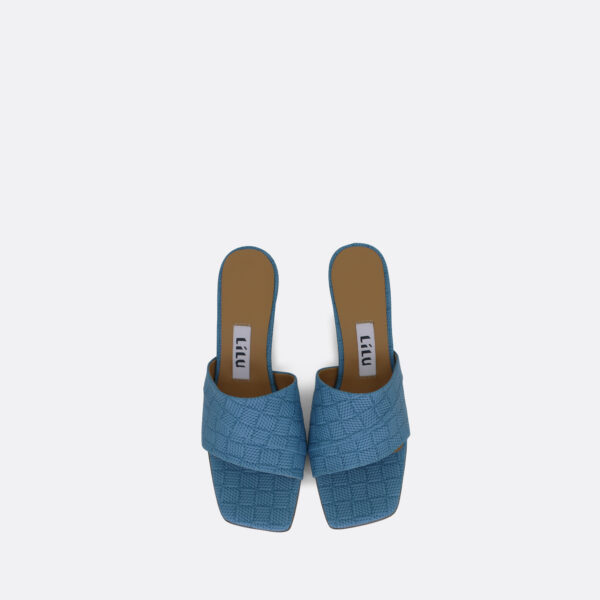807a Blue knit 02 - Lilu shoes
