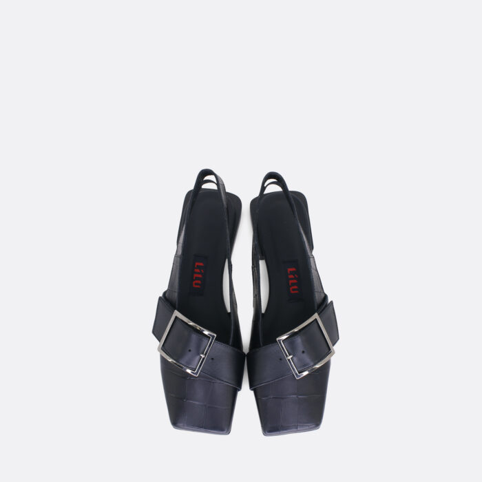 818b Crni kroko 02 / Lilu shoes