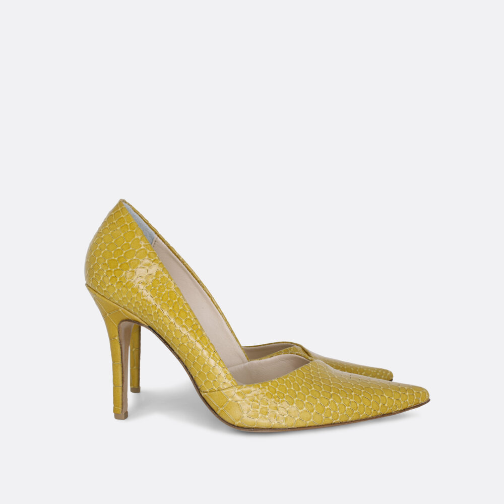820 Yellow crocodile 01 - Lilu shoes