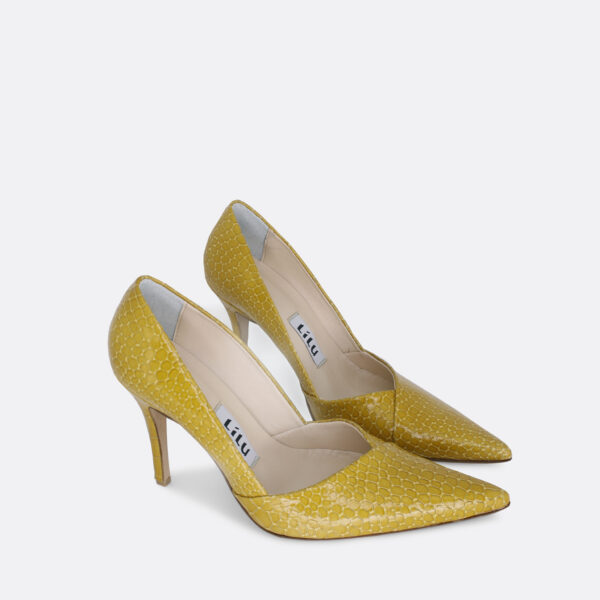 820 Yellow crocodile 05 - Lilu shoes