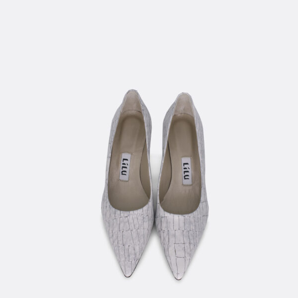 822 Gray crocodile 04 - Lilu shoes