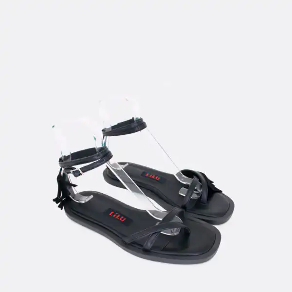 826 Black Sandals 03 - Lilu shoes