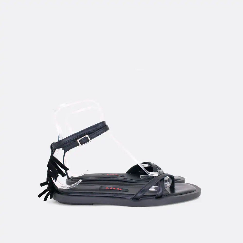 826 Black Sandals 04 - Lilu shoes