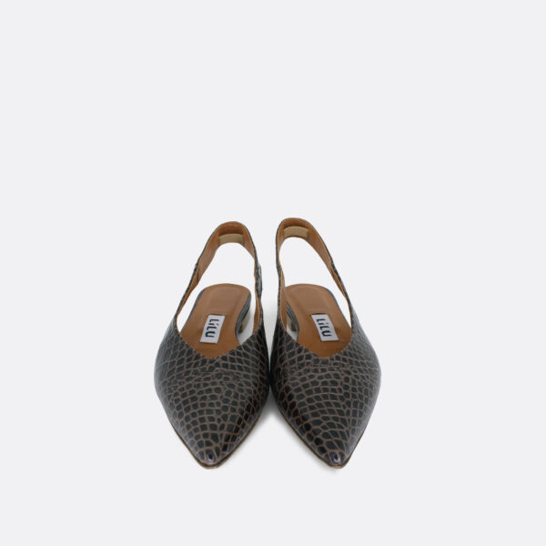 836 Brown crocodile 01 - Lilu shoes