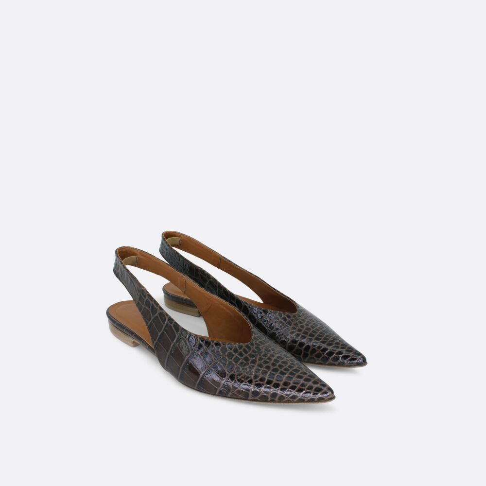836 Brown crocodile 03 - Lilu shoes