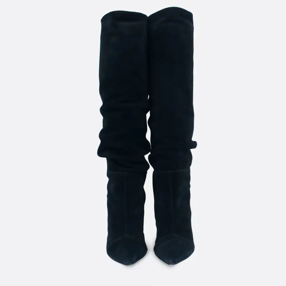 786a Crni velur 05 - Lilu shoes