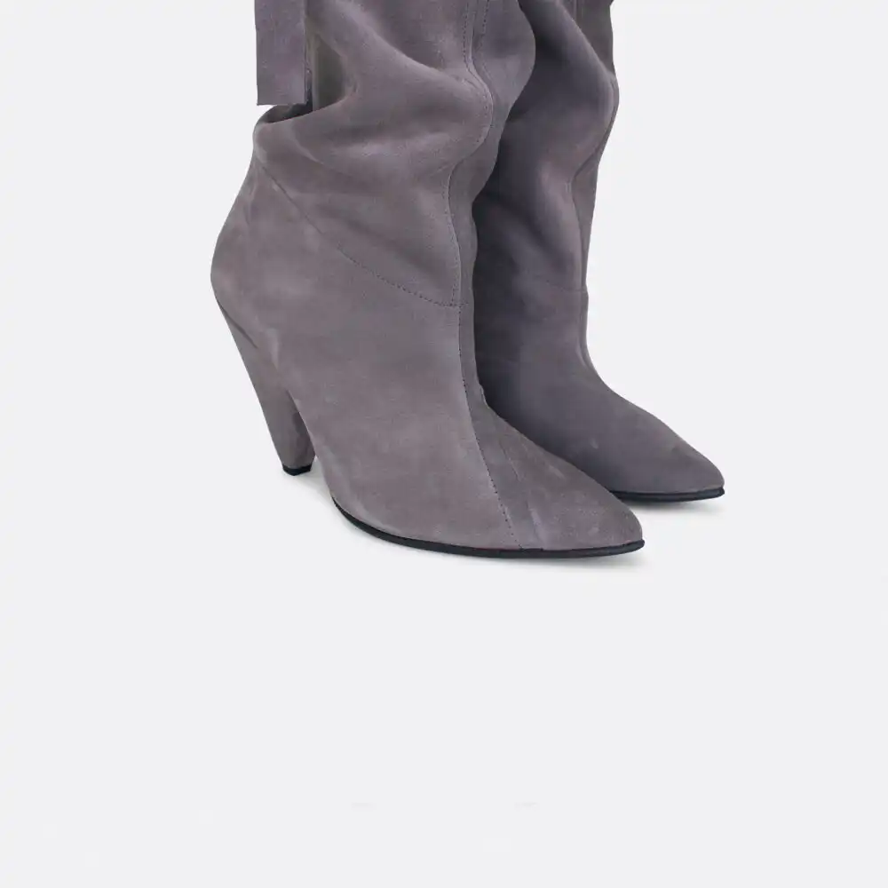 801 Sivi velur 03 - Lilu shoes