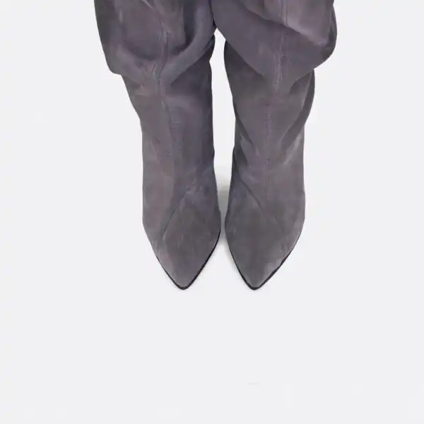 801 Sivi velur 05 - Lilu shoes