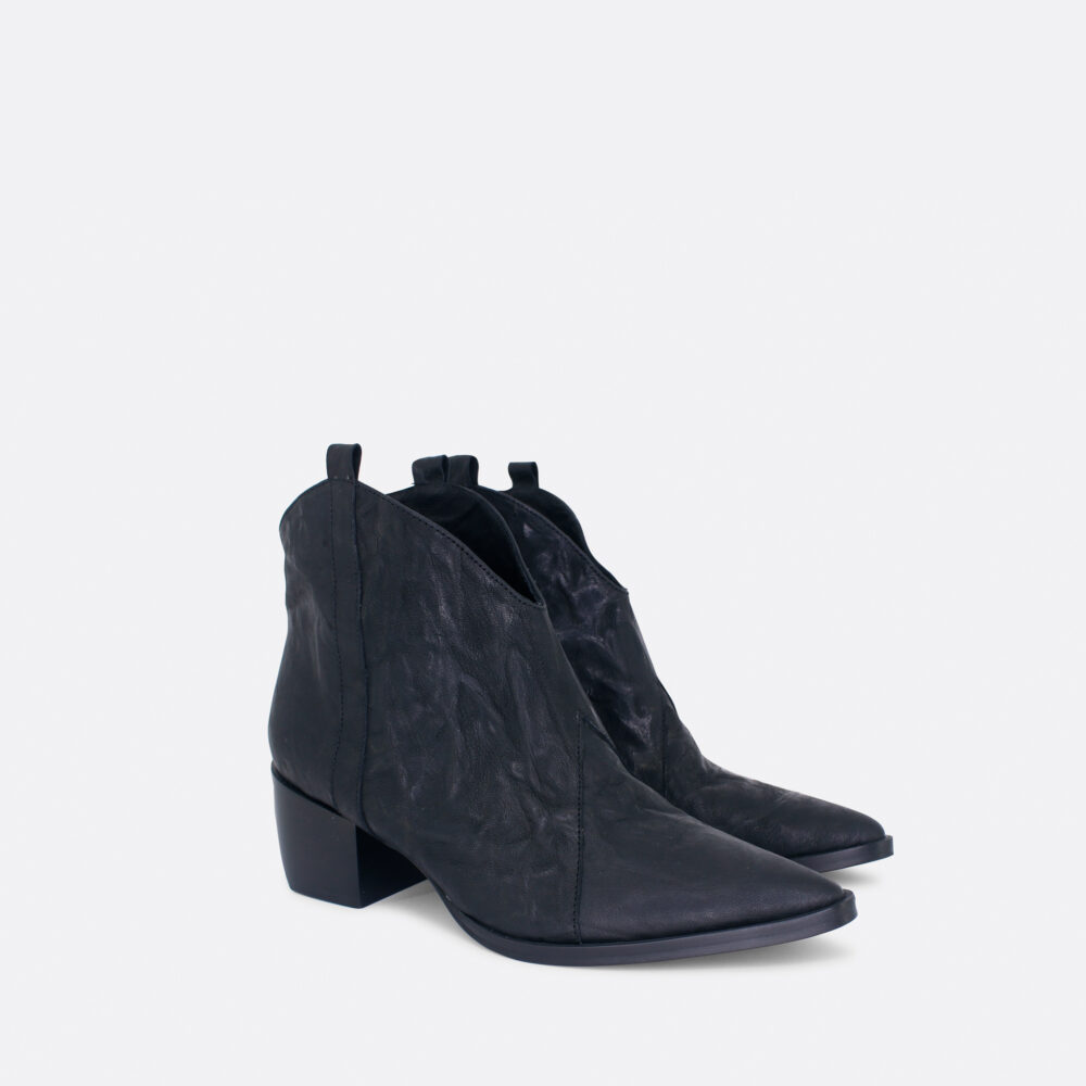 802a Black wrinkled 02 - Lilu shoes