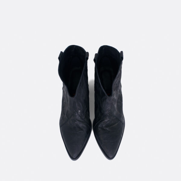 802a Black wrinkled 03 - Lilu shoes
