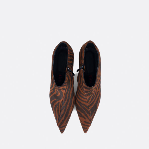 839 Braon zebra 03 - Lilu shoes