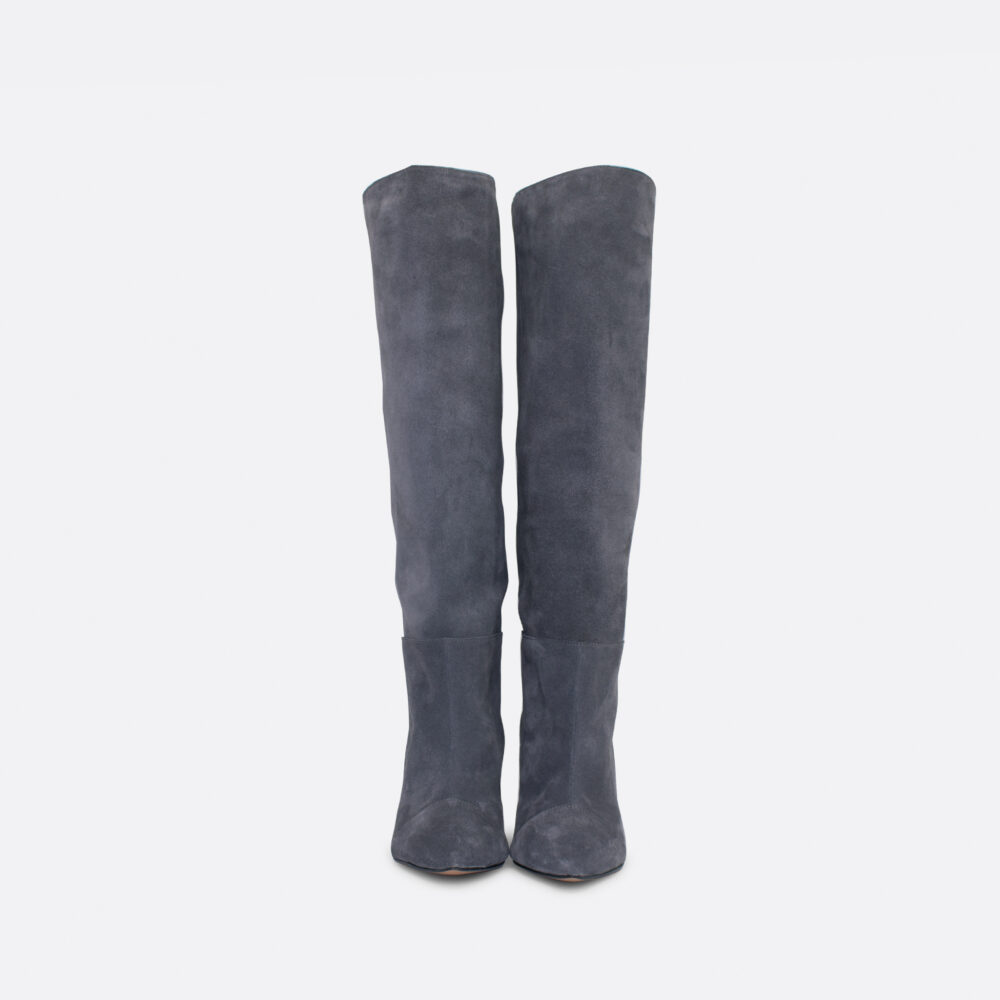 844 Sivi velur 04 - Lilu shoes