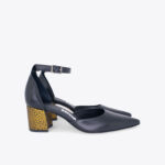 846 Crne žuta peta 01 - Lilu shoes