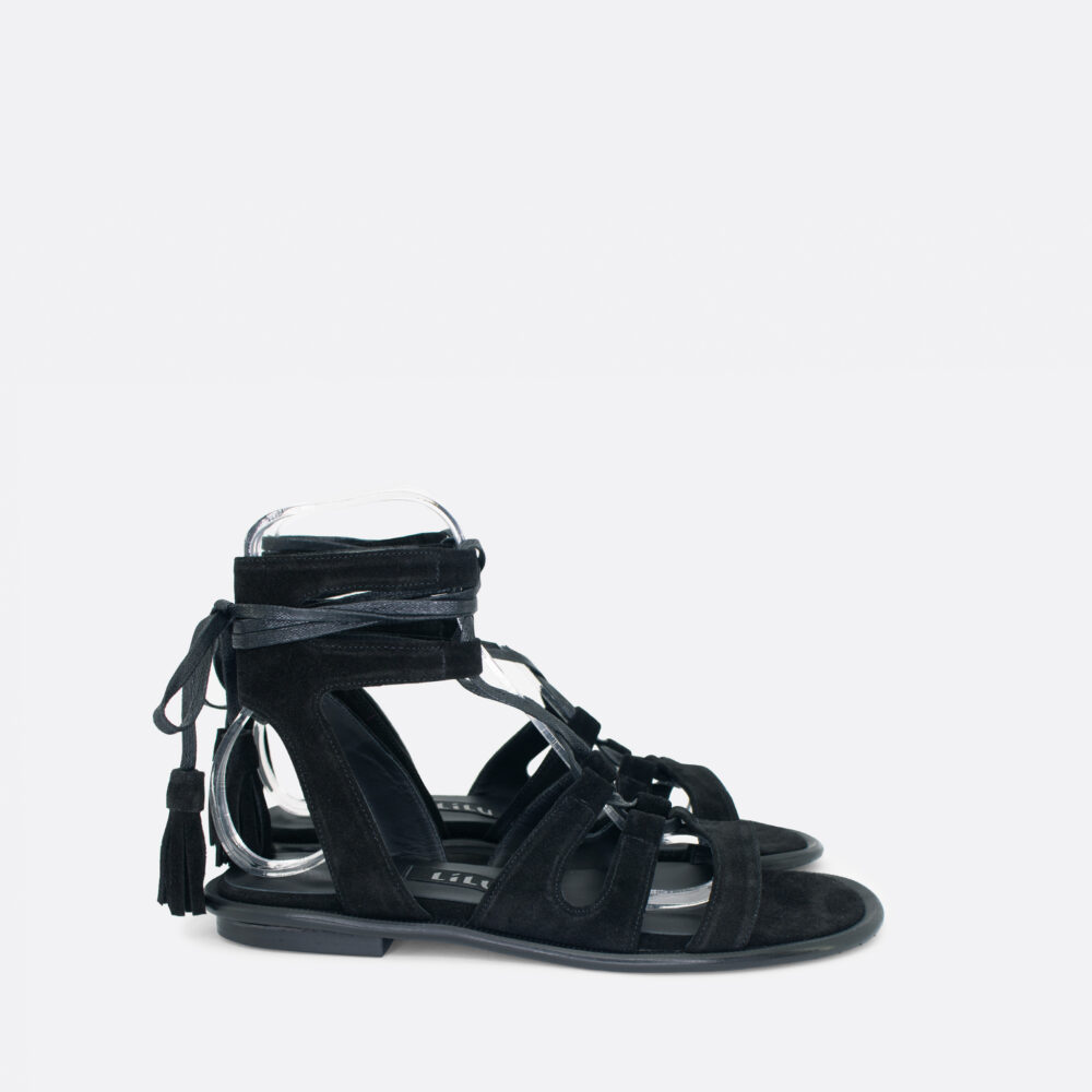 716 Crni Velur 01 - Lilu shoes