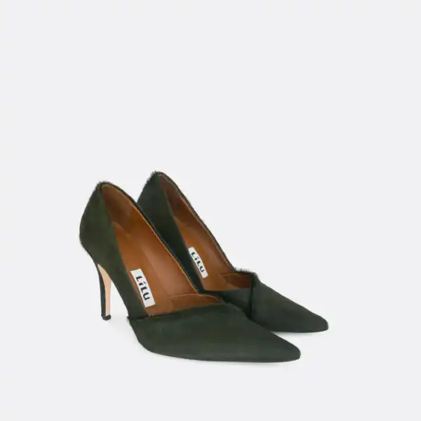 817c Tamno zelena dlaka 02 - Lilu shoes