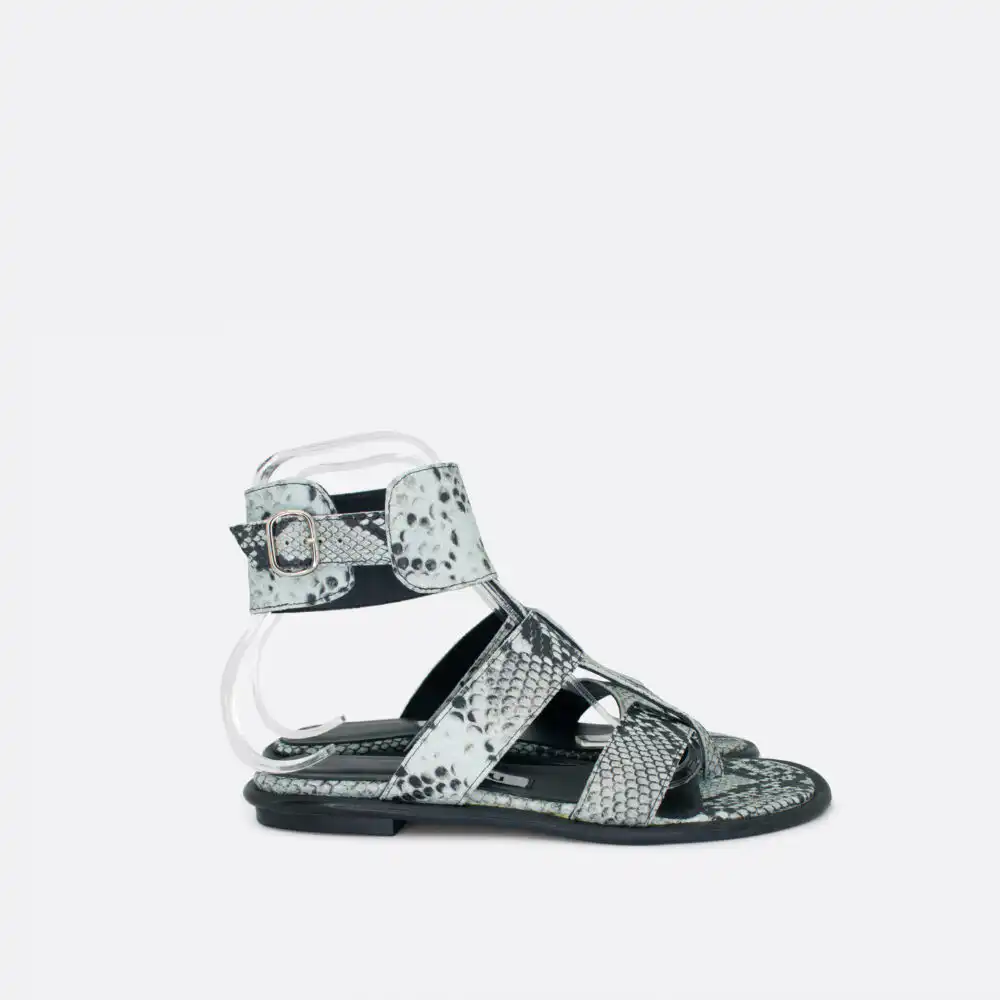 853a Mint zmija 01 - Lilu shoes