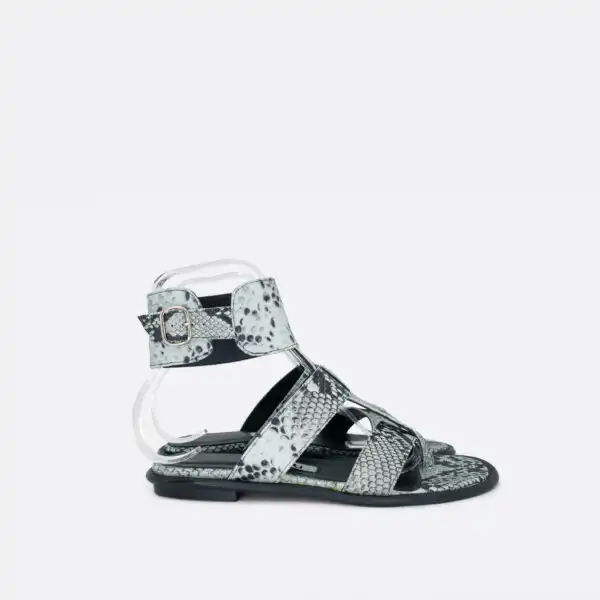 853a Mint zmija 01 - Lilu shoes