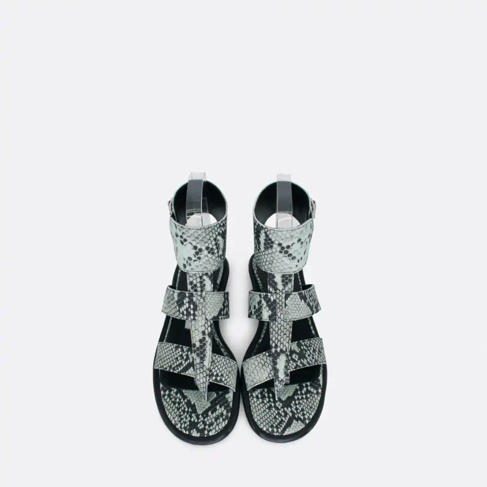 853a Mint zmija 03 - Lilu shoes