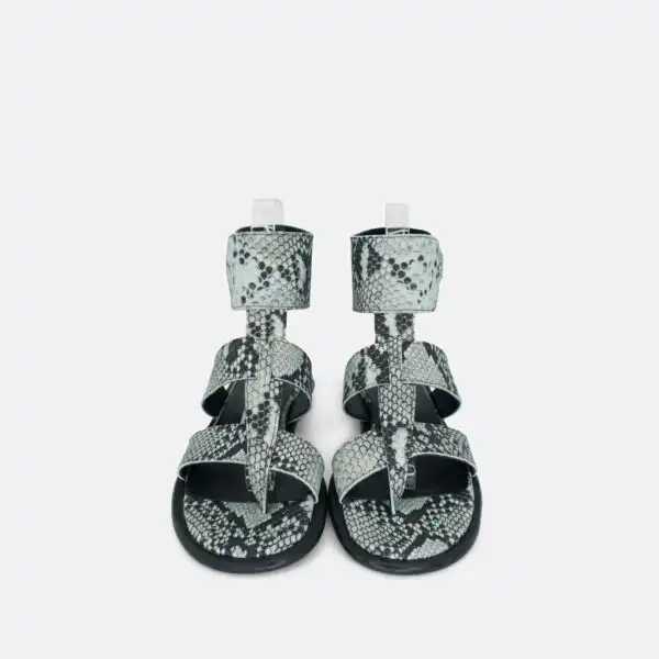 853a Mint zmija 04 - Lilu shoes