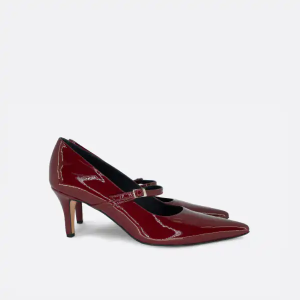 822d Bordo lak 01 Lilu shoes