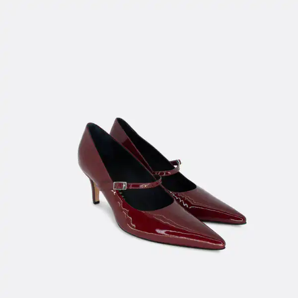 822d Bordo lak 02 Lilu shoes